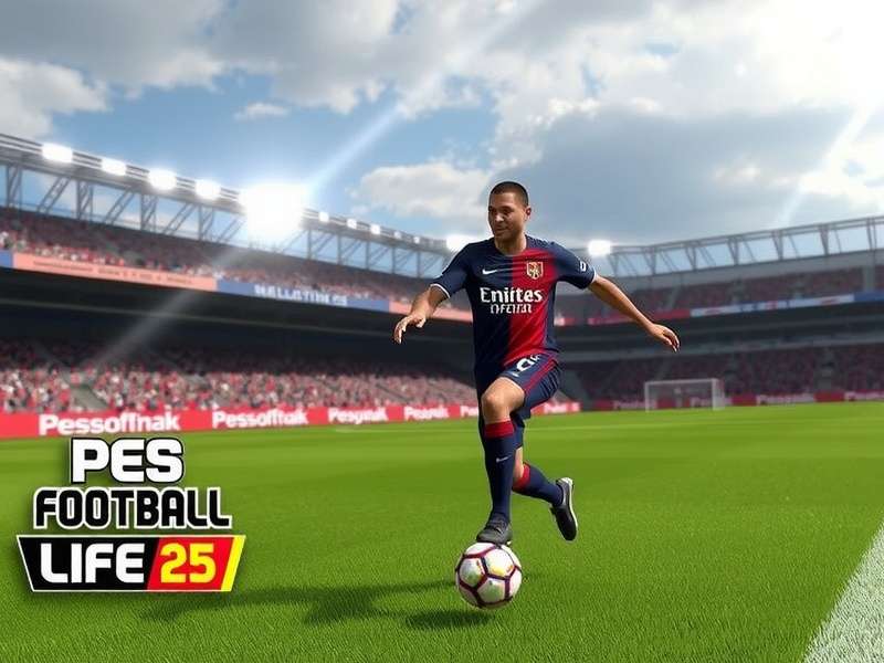 PES Football 2022 gameplay screenshot showing realistic graphics