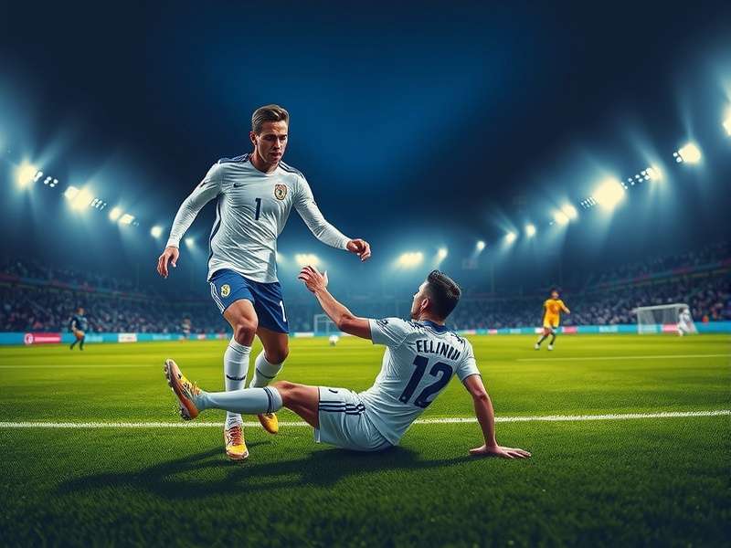 PES Football 2025 mobile gameplay screenshot showing realistic graphics and player animations