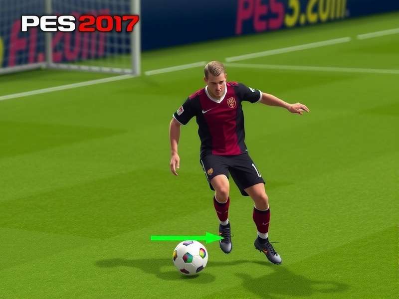 PES 2017 Gameplay screenshot showing realistic player models and stadium atmosphere