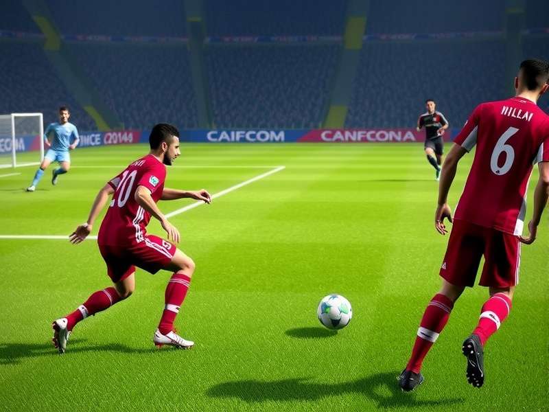 PES Football 2024 gameplay screenshot showing realistic graphics
