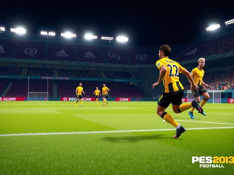 PES Football 2023 PS4 gameplay screenshot showing realistic player movements