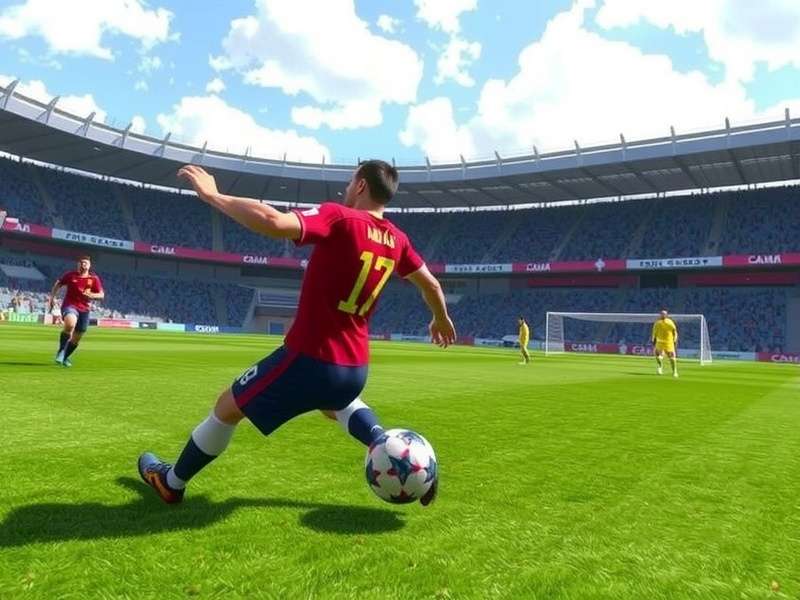 PES Football Life 25 gameplay screenshot showing advanced graphics and realistic player animations