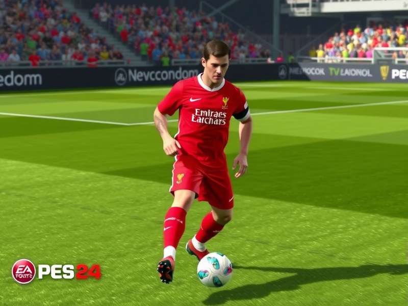 PES Football Life 24 gameplay screenshot showing realistic graphics