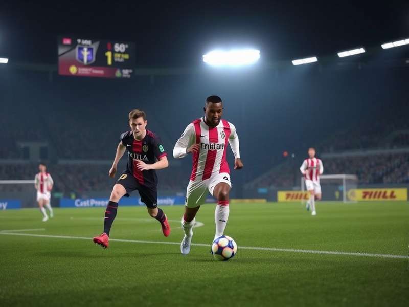 PES Football Game Screenshot on Android Mobile