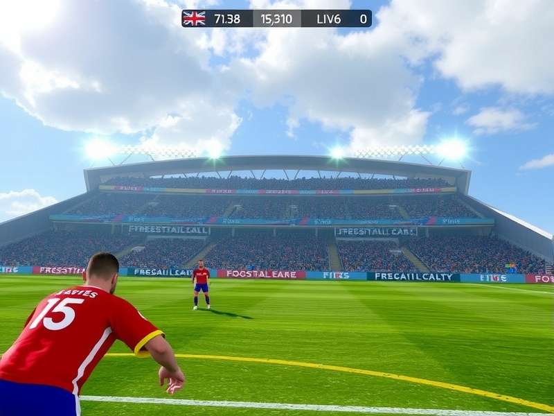 PES Football 2024 Gameplay on Android smartphone showing realistic graphics
