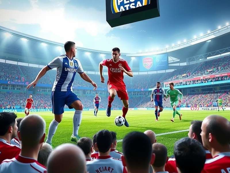 PES Football 2025 Android gameplay screenshot showing realistic graphics