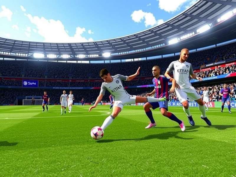Screenshot of PES Football Life mod showcasing updated kits, leagues, and menus