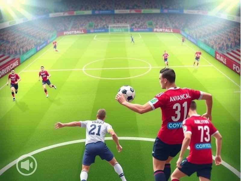 PES Football APK gameplay screenshot on mobile showing realistic graphics