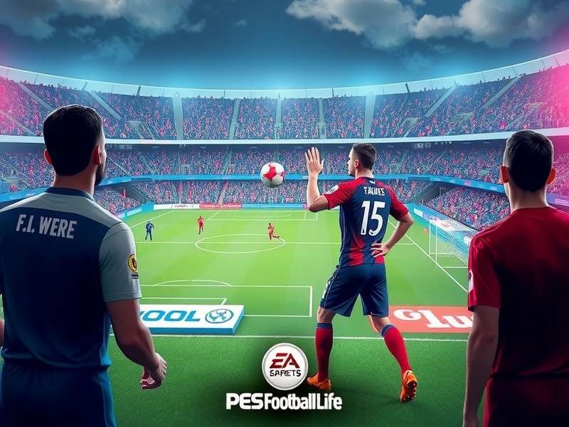 PES Football Life 2026 Discord Community Interface showing chat and channels