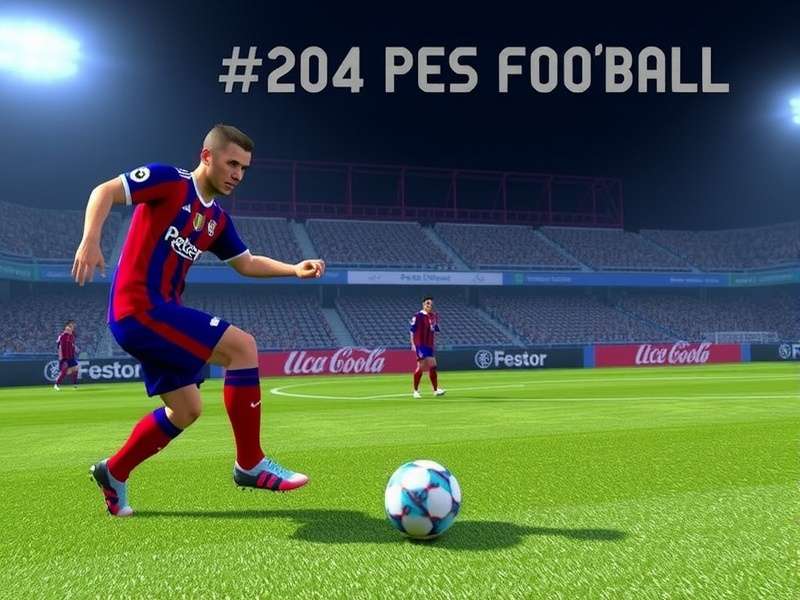 PES Football 2024 PC Gameplay screenshot showing tactical view