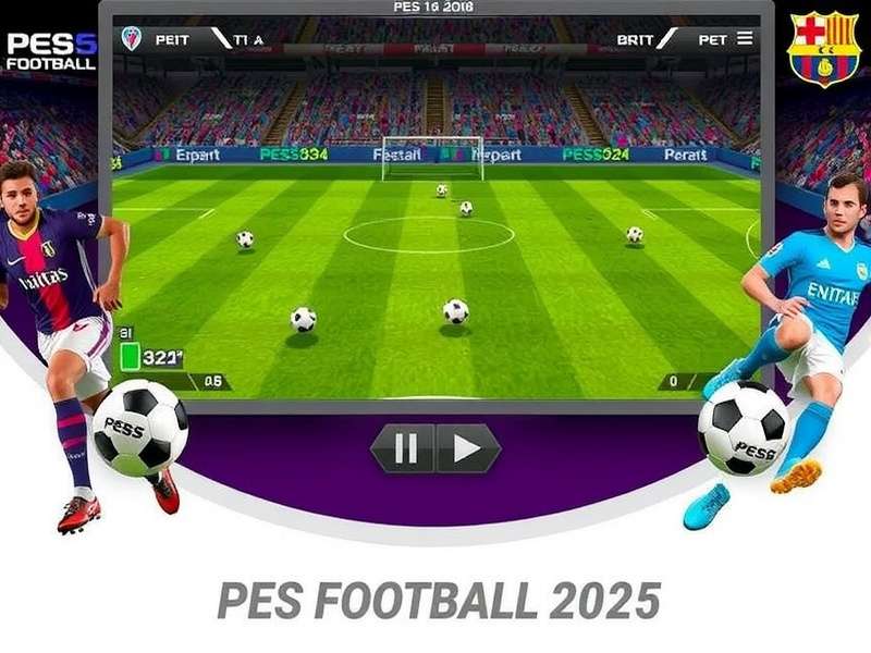 PES Football 2025 Gameplay Screenshot on Mobile