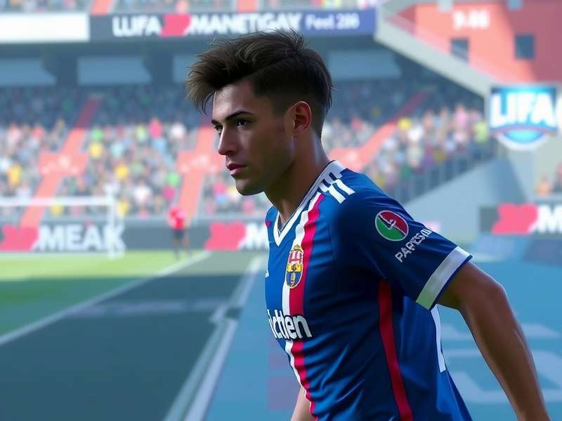 PES Football Life 2026 gameplay screenshot showing realistic graphics