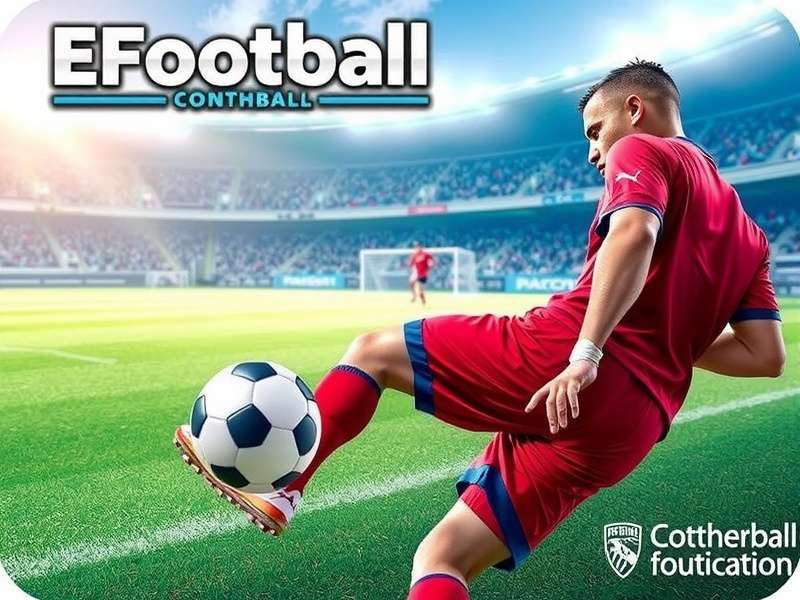 eFootball PC gameplay screenshot showing realistic graphics