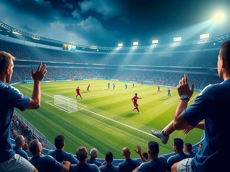 A dynamic in-game screenshot from a PES Football match showing a player taking a free kick