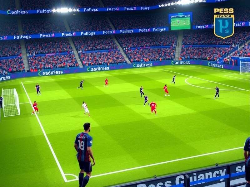 PES Football 2026 in-game graphics showcasing realistic player models and stadium atmosphere