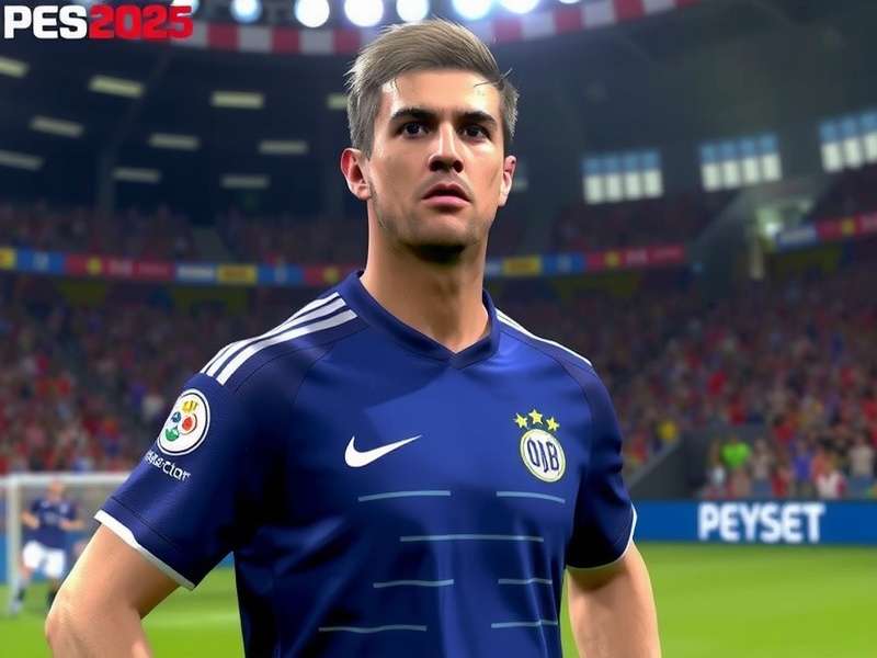PES Football Life 2025 Free gameplay screenshot showing advanced tactics menu