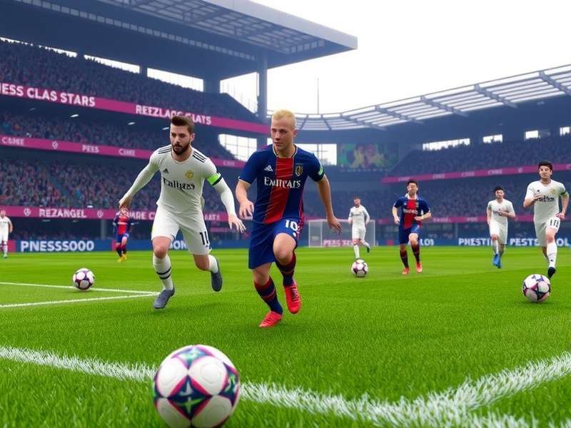 PES Football Life 2025 Modded Gameplay Screenshot showing enhanced graphics