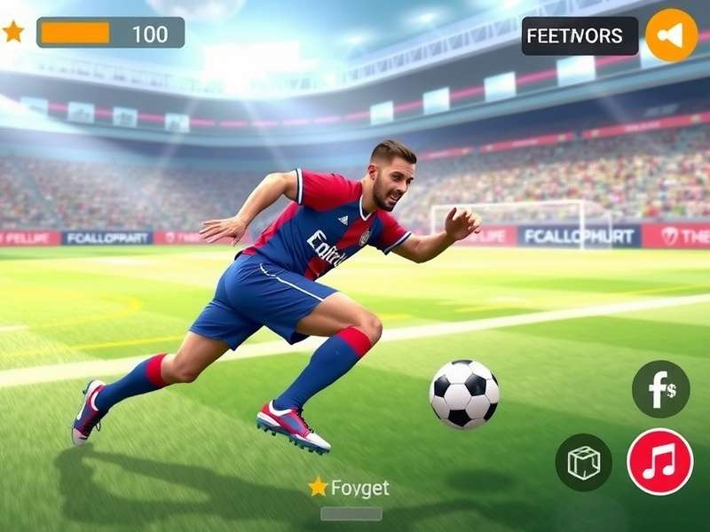 Efootball Mobile gameplay screenshot showing realistic graphics and UI