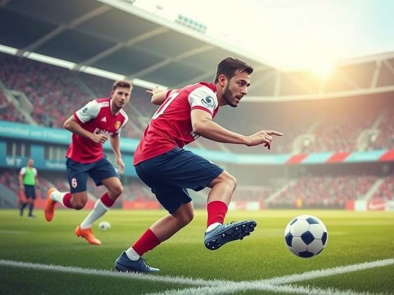 Detailed tactical formation screen in Efootball 2024 showing player positions and instructions