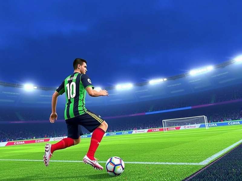 PS5 Controller with PES 2024 Game Interface