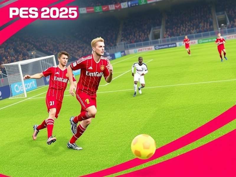 PES Football Game 2025 Offline Master League gameplay screenshot showing tactical interface