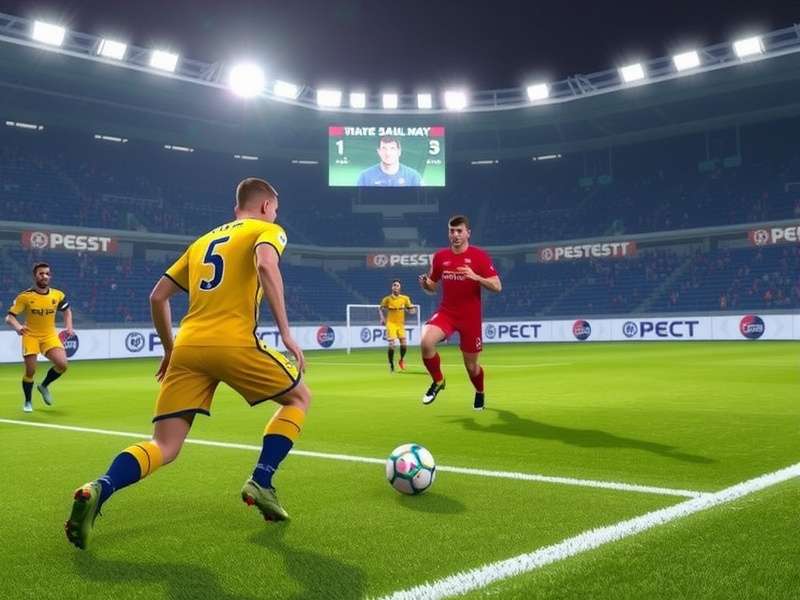 PES Football 2020 Game Cover Art featuring a star footballer in action