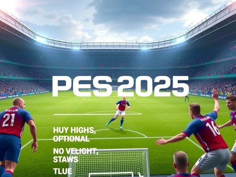 Pes Football 2025 Free Download – Hero banner showing gameplay action