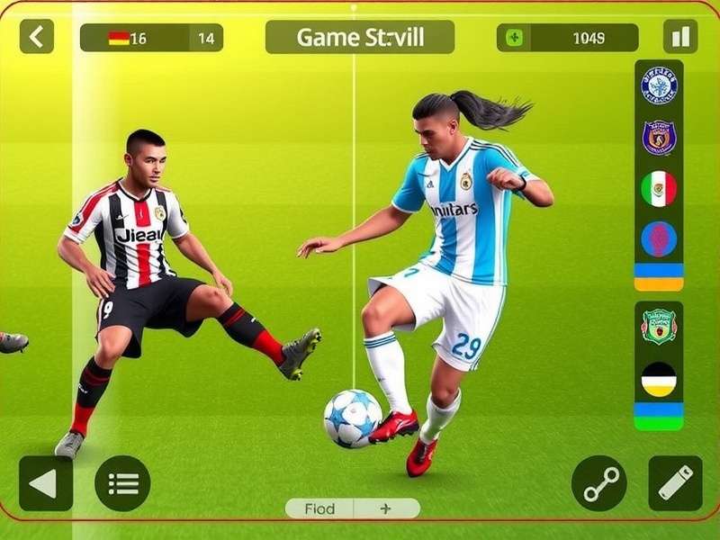 Pes Football Game 2025 Free edition gameplay action shot