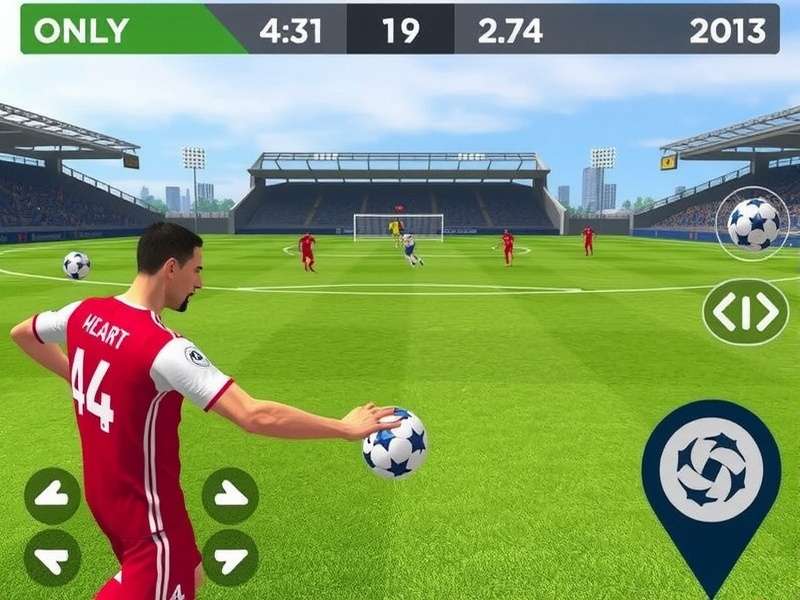 Pes Football Game Download For Android - Hero banner showing gameplay on mobile