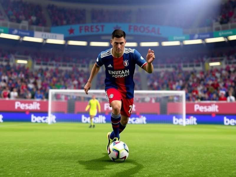 Pes Football Life 2026 Release – Hero gameplay showcase featuring next-gen graphics and Indian football stadium atmosphere