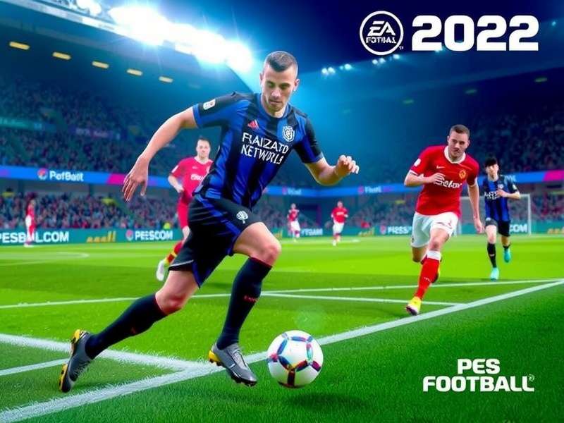 PES Football 2022 Free Download – Hero Banner showing gameplay and eFootball hub integration