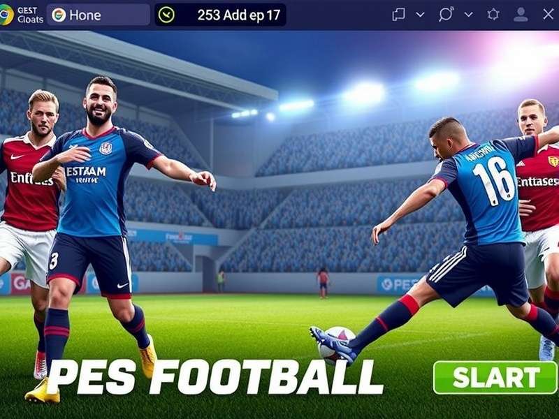 Pes Football Life Mod gameplay screenshot showing enhanced graphics and career mode interface